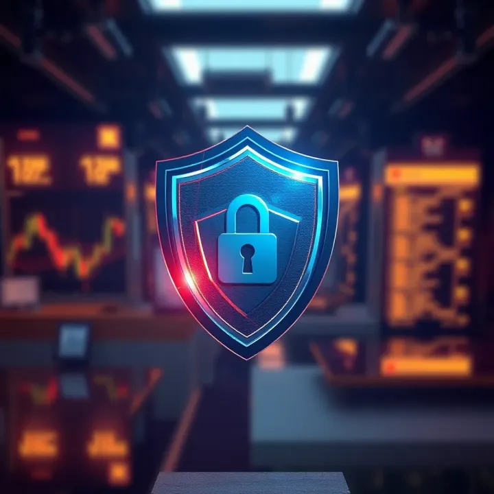 Advanced Security Measures Ensuring Safe Trading on Atani Exchange Security shield symbolizing advanced protection and user safety measures of Atani Exchange