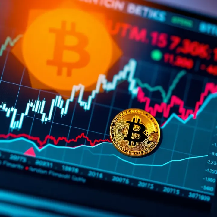 Influences on Bitcoin Market Trends Graph depicting external market factors influencing Bitcoin's future movements