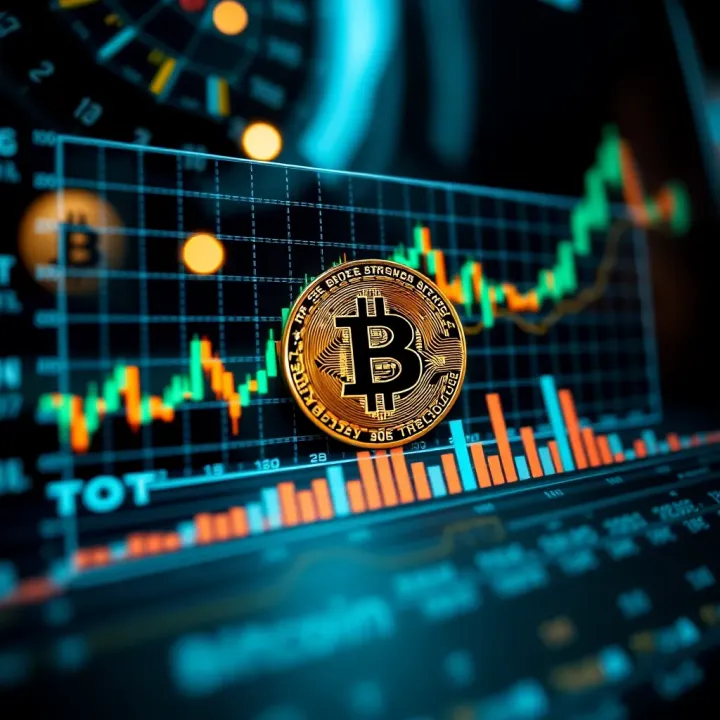 Graph depicting Bitcoin price fluctuations influenced by economic and regulatory news