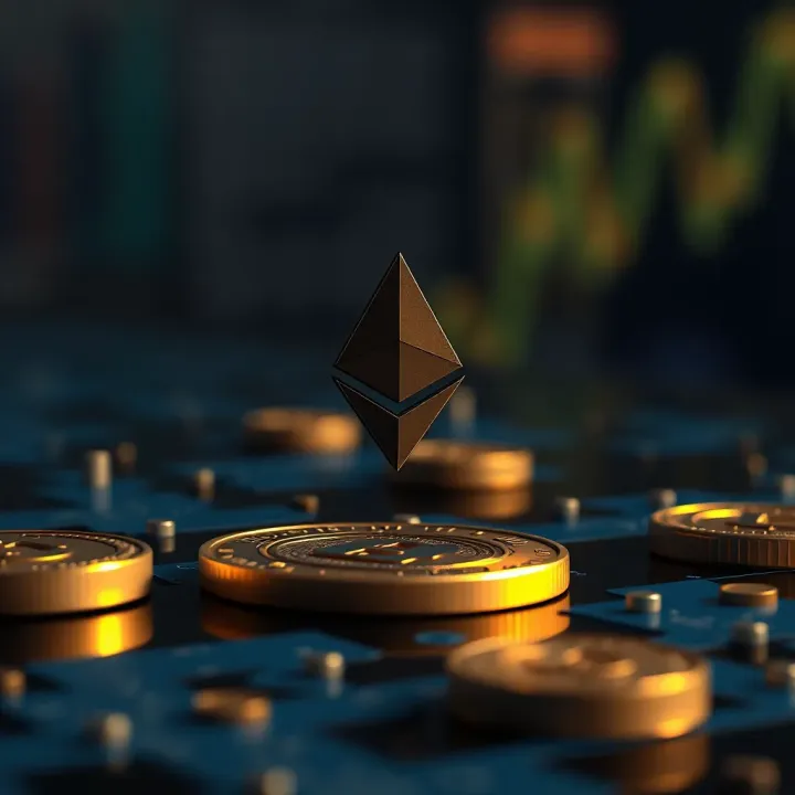 Blockchain Technology and Regulatory Impact on Ethereum Value Visual representation of blockchain technology and regulatory impact on Ethereum value