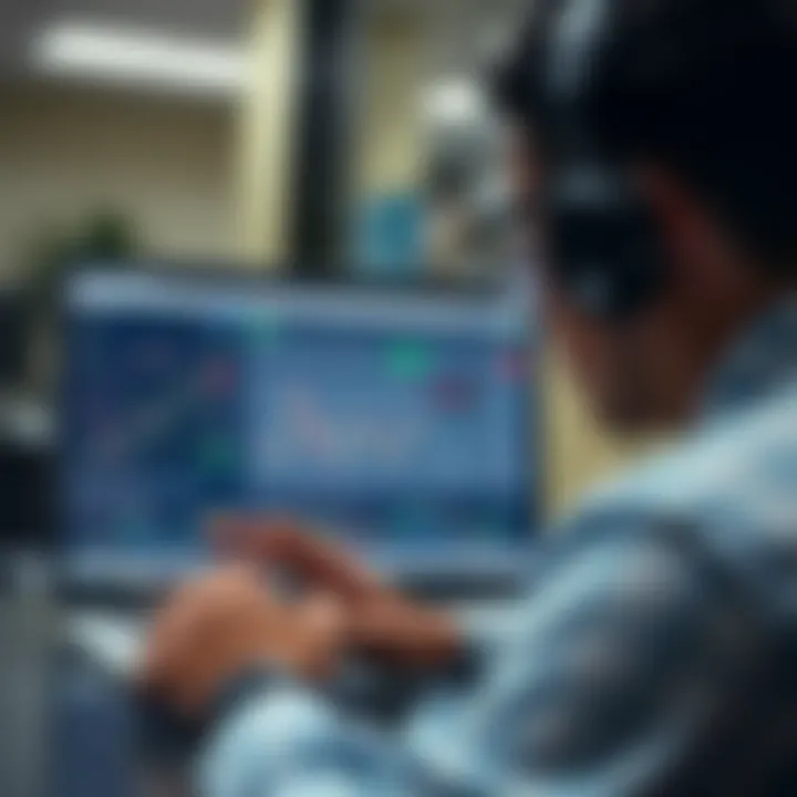 Secure digital platform interface illustrating Quotex broker features