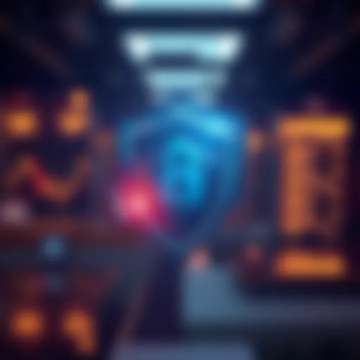 Security shield symbolizing advanced protection and user safety measures of Atani Exchange