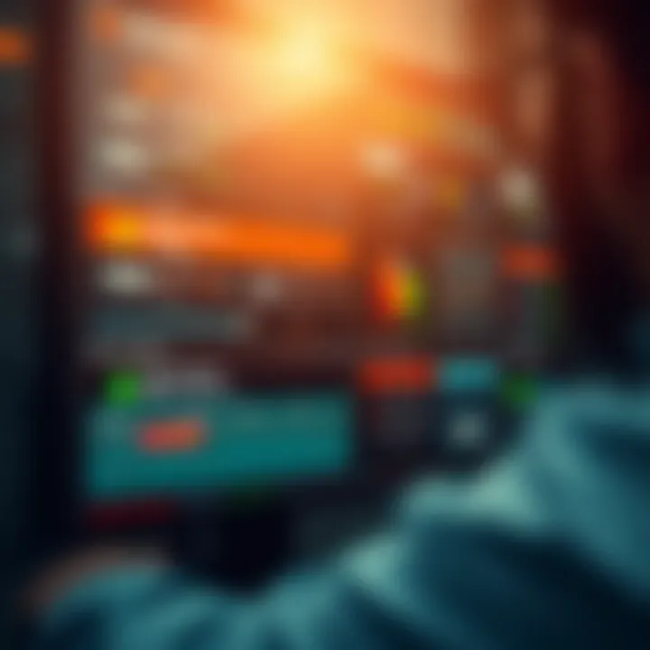 A digital interface displaying various binary options trading platforms with highlighted security features and performance metrics