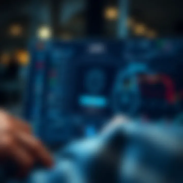 Secure login screen on a trading platform emphasizing digital security features