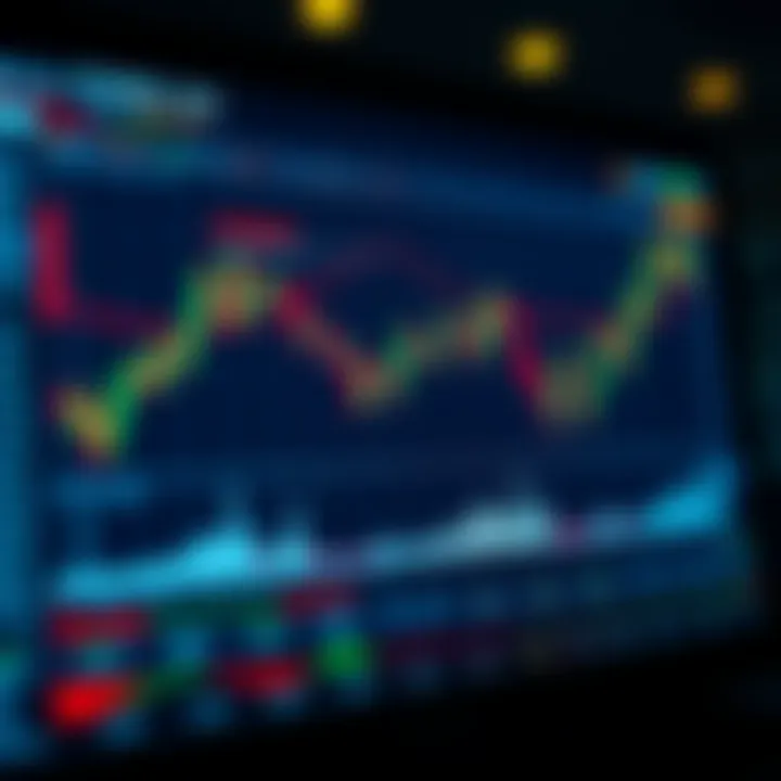 Forex Trading Platform Interface with Market Data Illustration of online forex trading platform interface with currency charts and market data