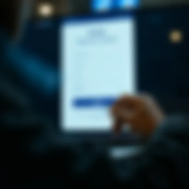 User filling out registration form on Quotex platform with clear interface