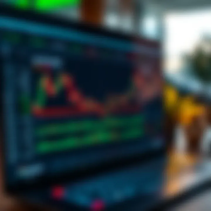 Forex trading platform interface demonstrating demo account usage