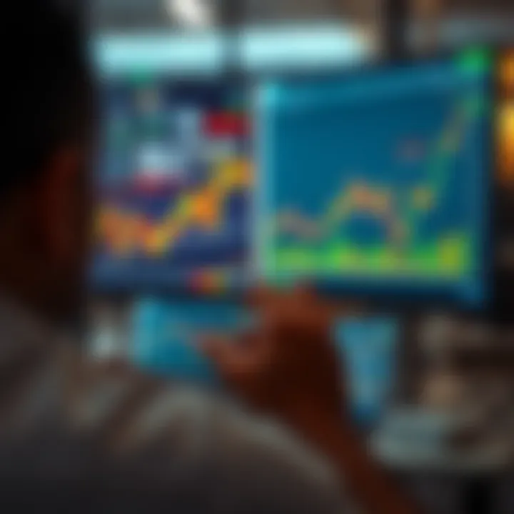 Comparing Demo Trading with Real Market Operations Conceptual graphic showing comparison between demo trading and real trading environments