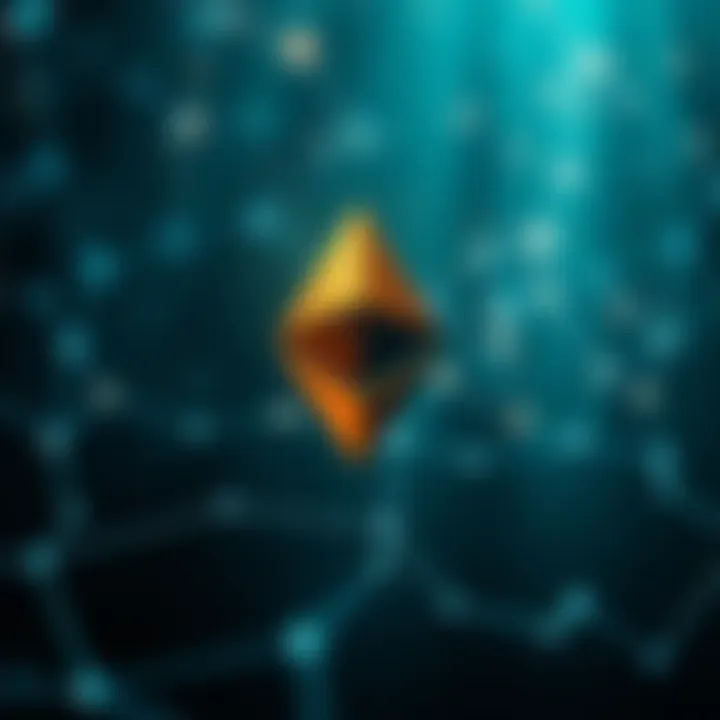 Visual representation of Ethereum network upgrades and technological advancements