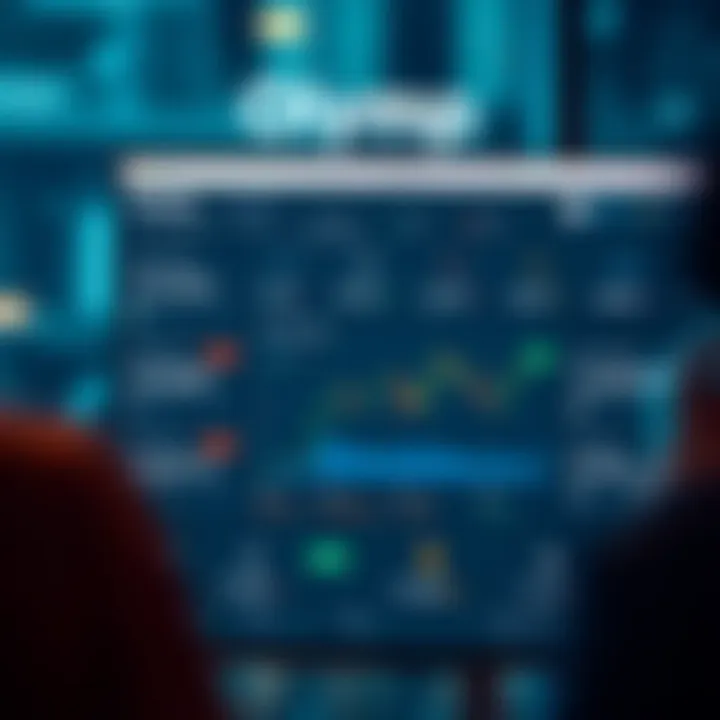 Graphical representation of Olymp platform features including trading tools and user interface