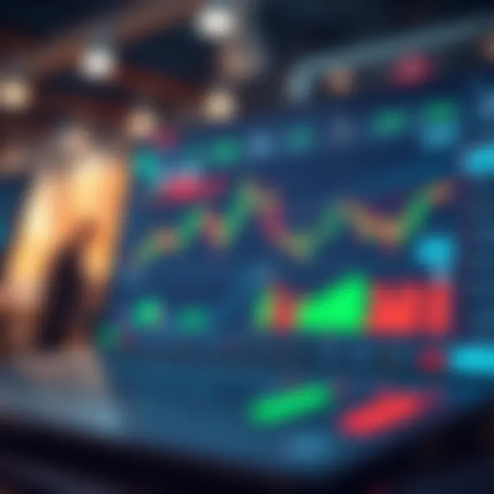 Illustration of a flexible trading platform interface showing leveraged positions and diverse market options