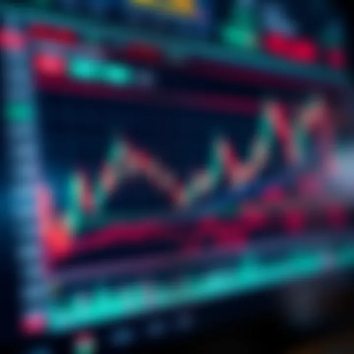 Forex Market Trends and Currency Pairs Visualization Digital currency exchange graph showing currency pairs and market trends