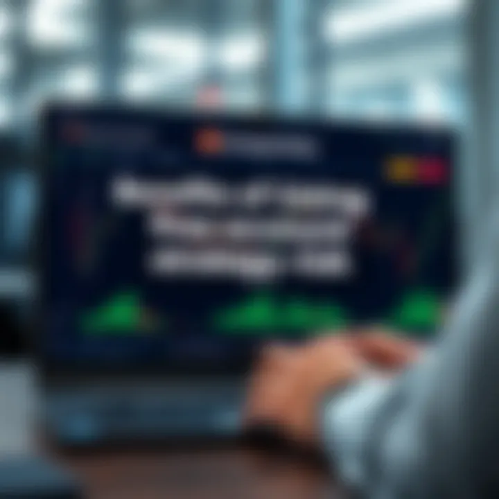 Graphical representation of trading strategy testing without financial risk