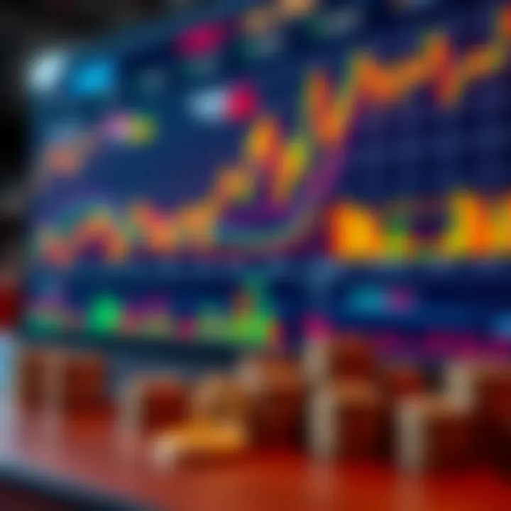 Overview of Key Assets for Online Trading Colorful graphical representation of various online trading assets including stocks, forex, and cryptocurrencies