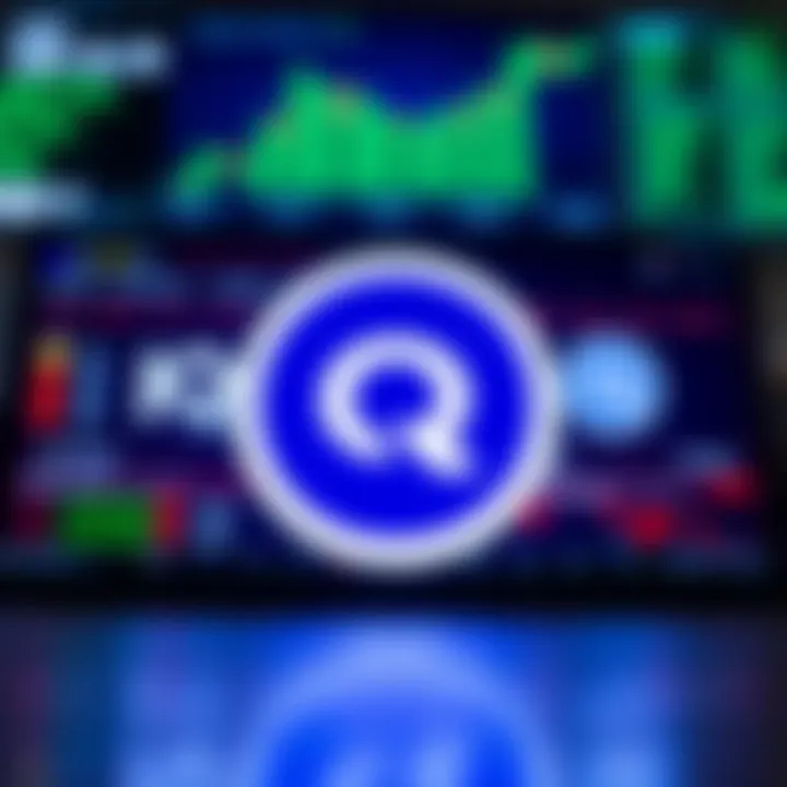 Visual representation of IQ Option logo usage across various financial market platforms