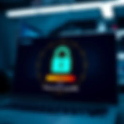 Secure login screen of IQ Option platform indicating safety measures for investors