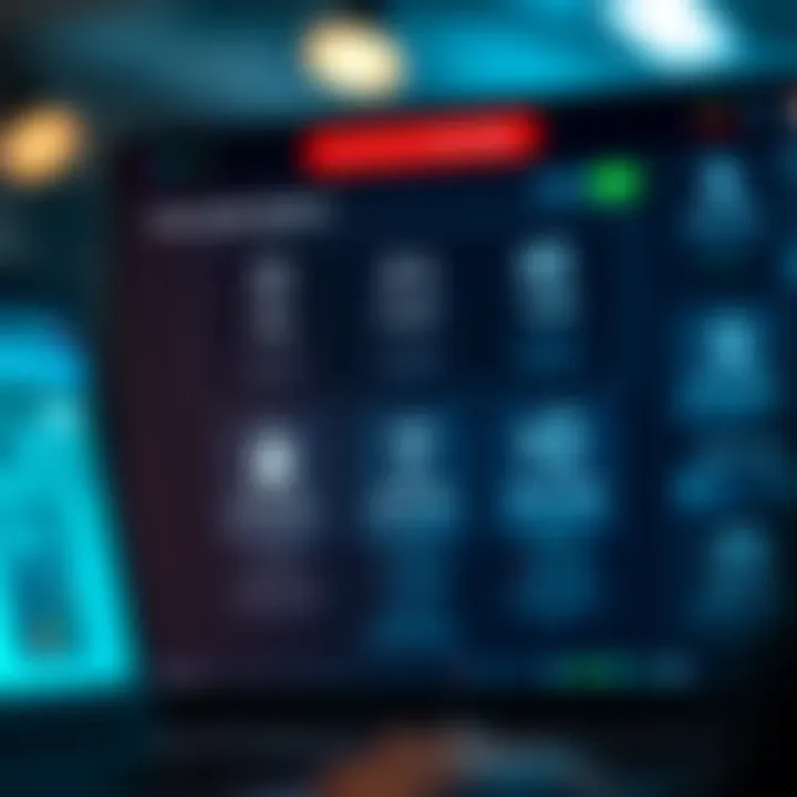 Account Options and Security Features in Online Trading Diagram illustrating different account types and security measures in online trading