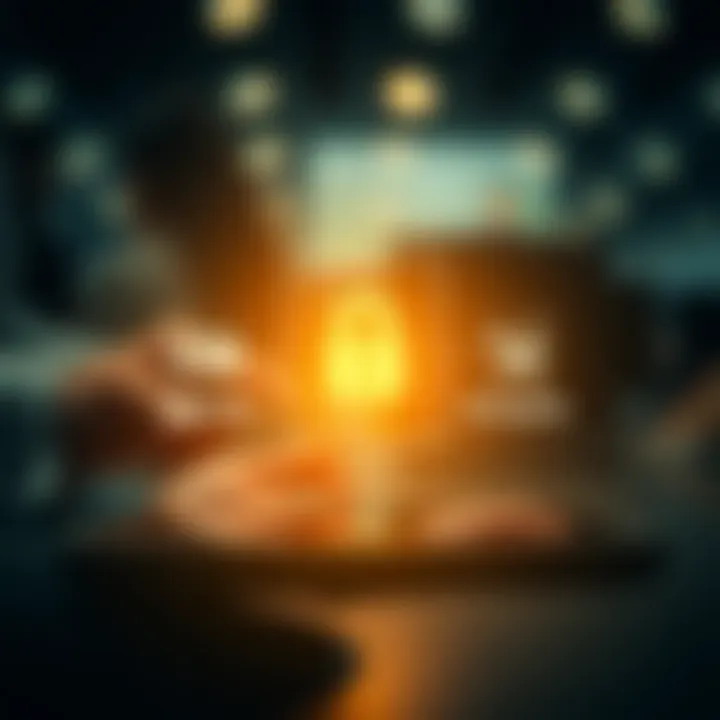 Secure online transaction with icons representing safety and fast processing