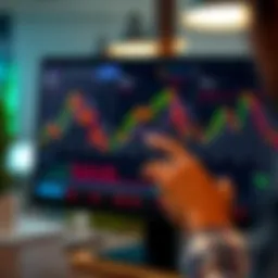 Screenshot of Quotex Online trading platform interface showing various digital trading options and real-time charts