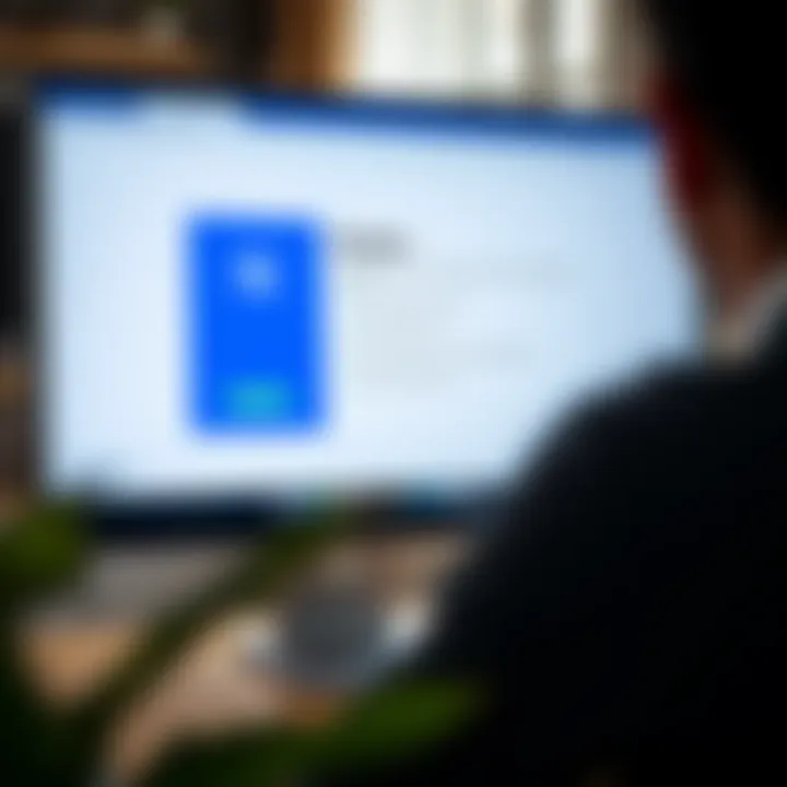 Computer screen displaying the Quotex application download page with installation options