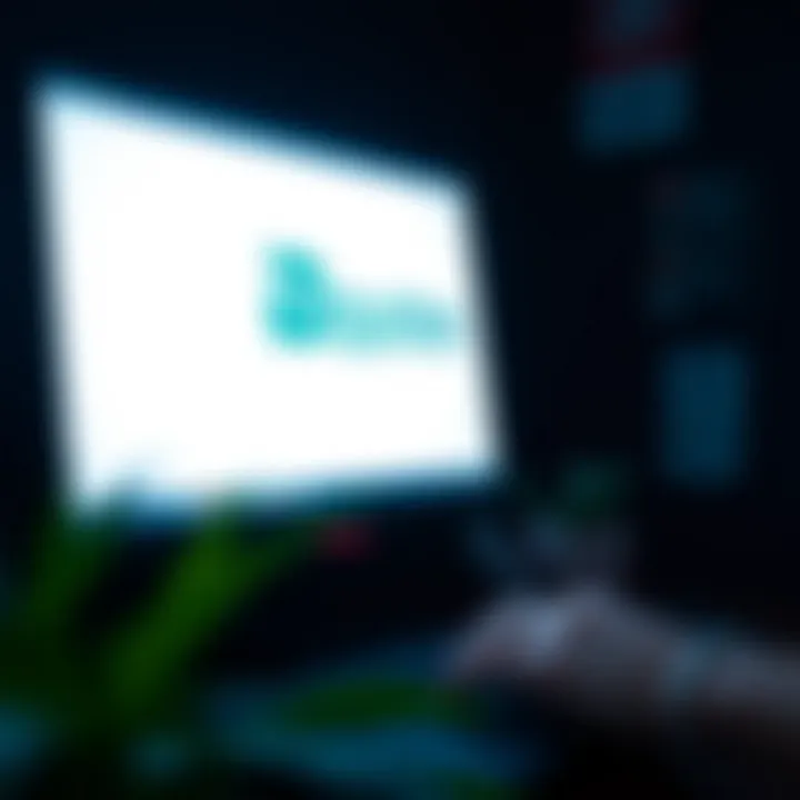 Illustration showing a computer screen with network error symbols indicating Quotex platform connectivity issues