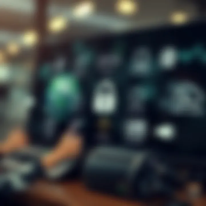 Security features and user support icons representing safe and reliable trading experience on Quotex