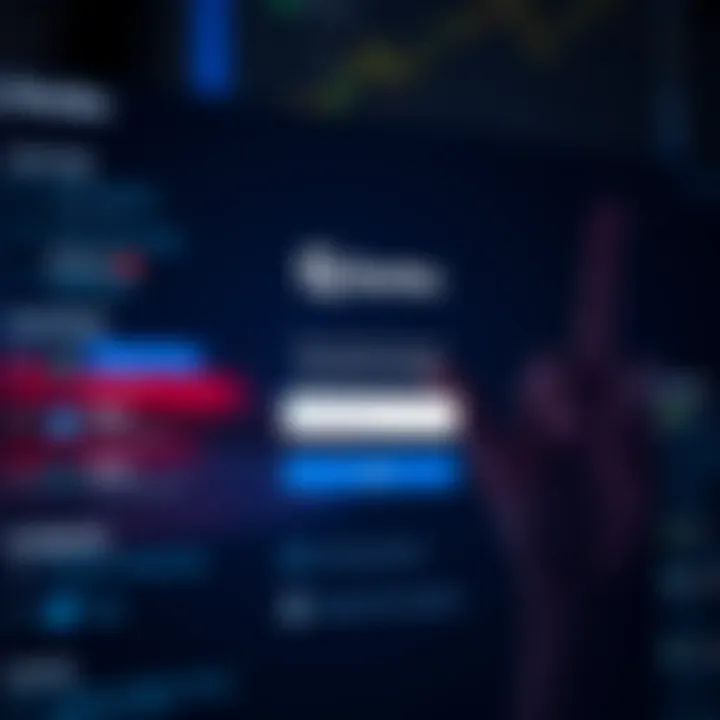 Secure login interface of Quotex platform with password entry field