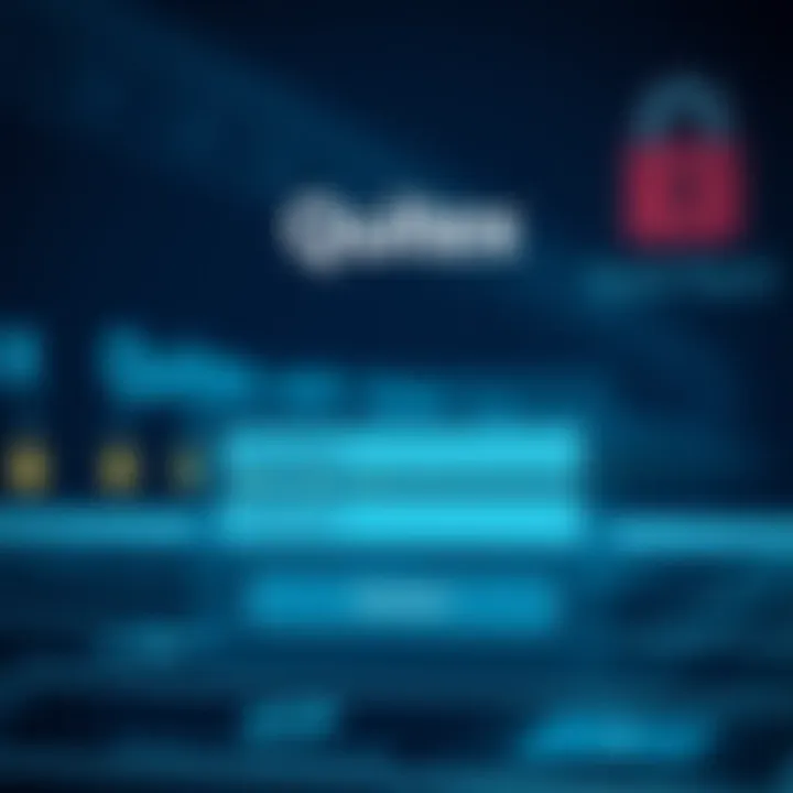 Secure login interface of Quotex platform with username and password fields