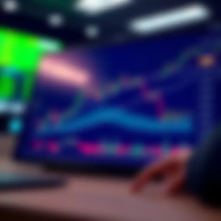 Secure online trading platform interface with graphs and charts