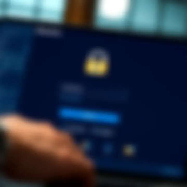 Secure login screen of Quotex platform with username and password fields