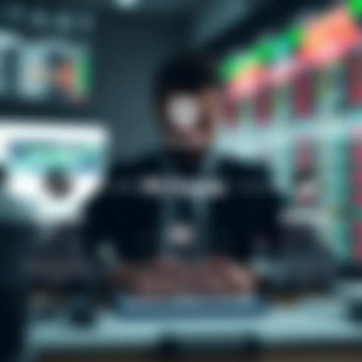 Diagram illustrating how Po Trade Brokers facilitate transactions in financial markets