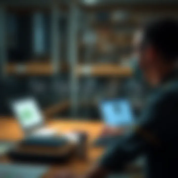 Diagram illustrating the flow of a purchase order trade between buyer and seller