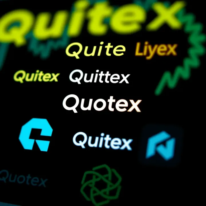 Comparison of Quotex logo with competitor logos highlighting unique visual elements