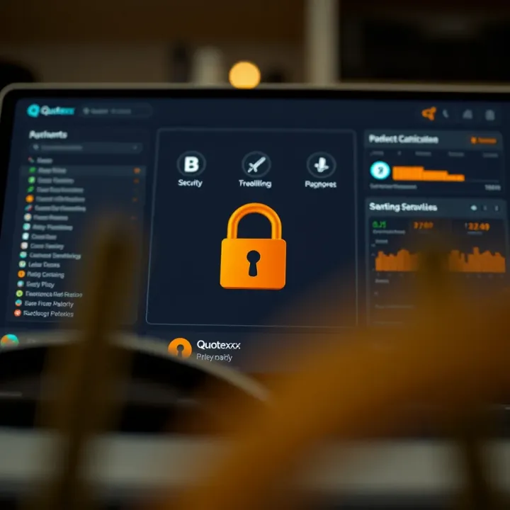 Quotexx Platform Security and User Protection Tools Visual representation of Quotexx security measures and user protection tools