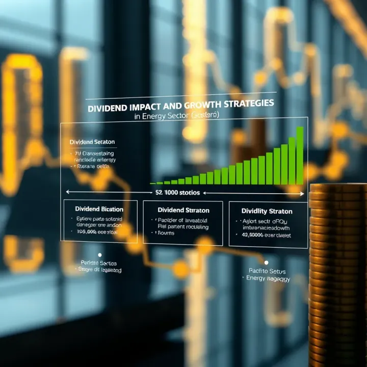 Dividend Impact and Growth Strategies in Energy Investments Diagram illustrating dividend distribution and investment growth strategies related to energy sector stocks