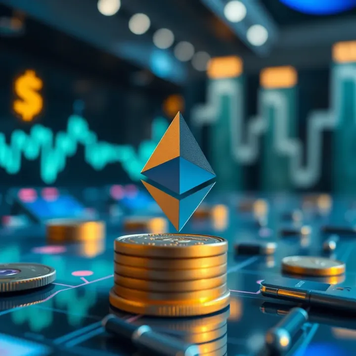 Impact of Ethereum Network Updates on Market Valuation Visual representation of Ethereum network updates impacting valuation
