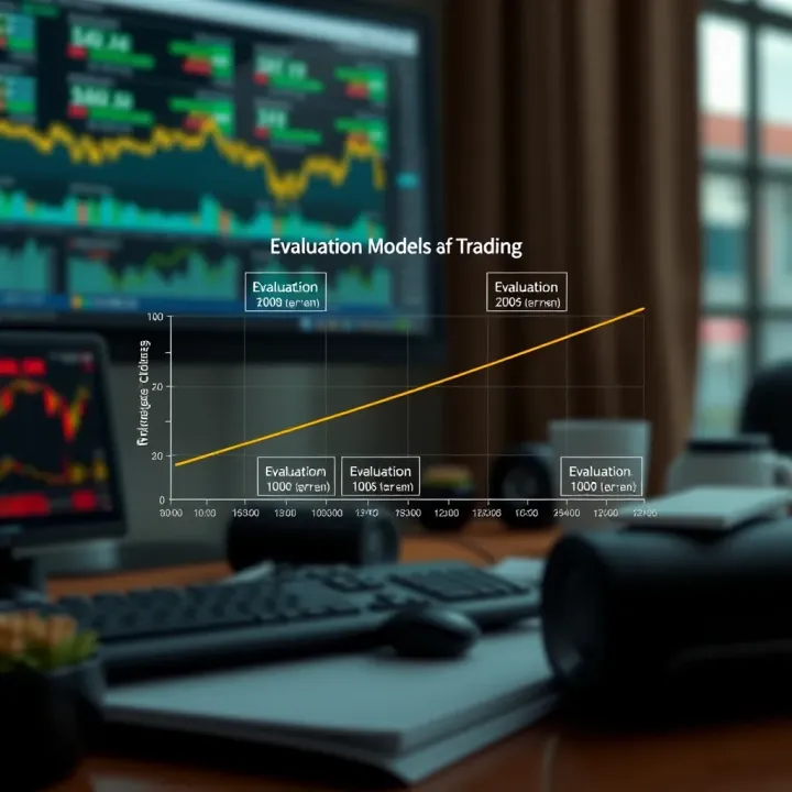 Evaluation Models and Trading Strategies in Fidelcrest Prop Firm Diagram illustrating evaluation models and trading strategies for capital allocation in prop firms