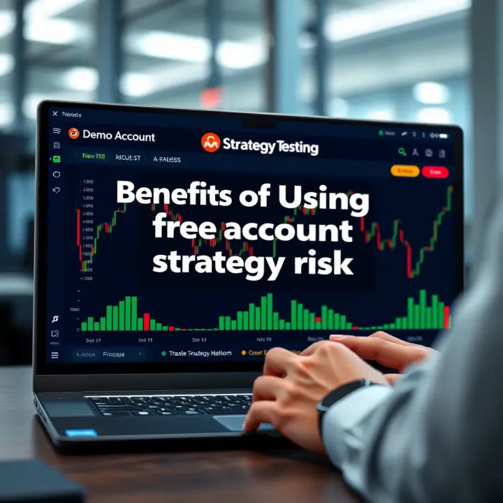Benefits of Using a Free Demo Account for Strategy Testing Graphical representation of trading strategy testing without financial risk