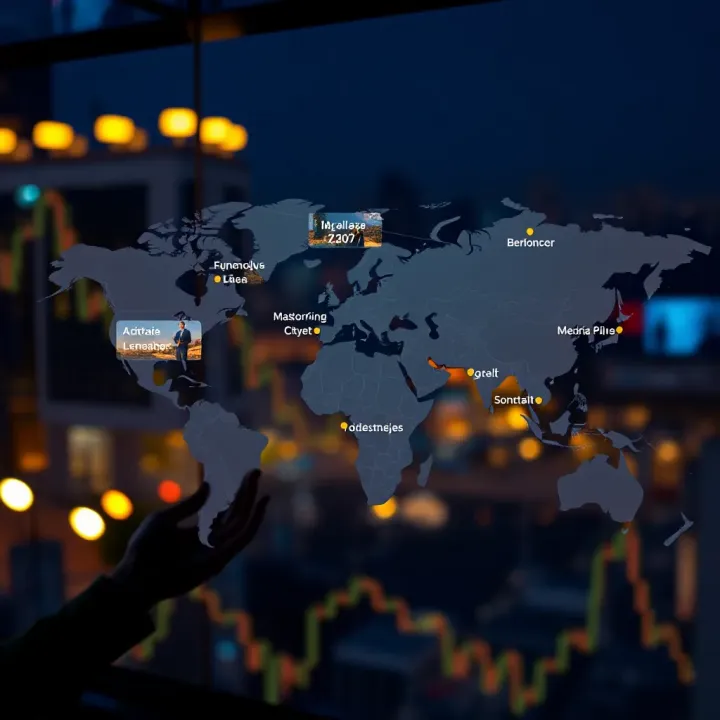 Global Events Impacting Euro Currency Value World map highlighting global events affecting the Euro currency value