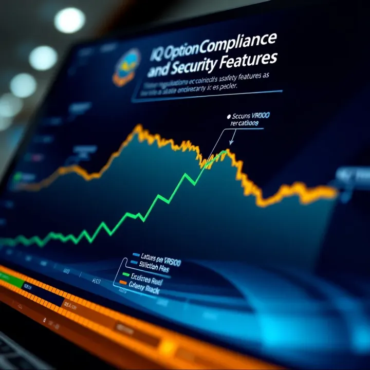 Graph illustrating the regulation and safety features of IQ Option in the Brazilian market