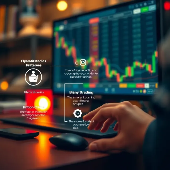 Visual representation of key factors to consider when selecting a binary options broker