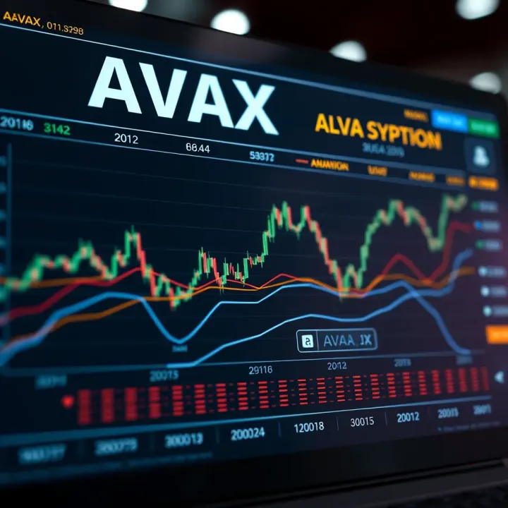 Market Influences and Investment Risks for AVAX Cryptocurrency Chart illustrating market factors affecting AVAX value and potential investment risks
