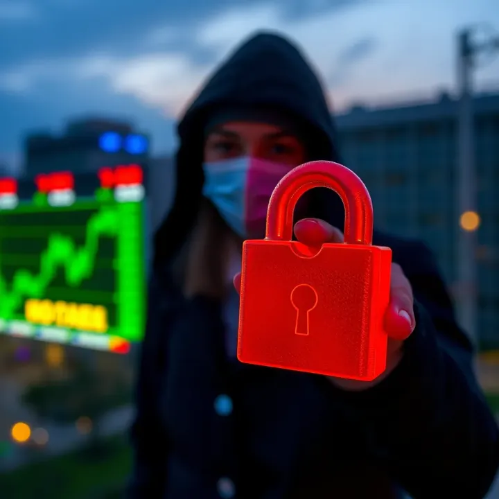 Conceptual illustration of financial security and regulatory compliance in trading