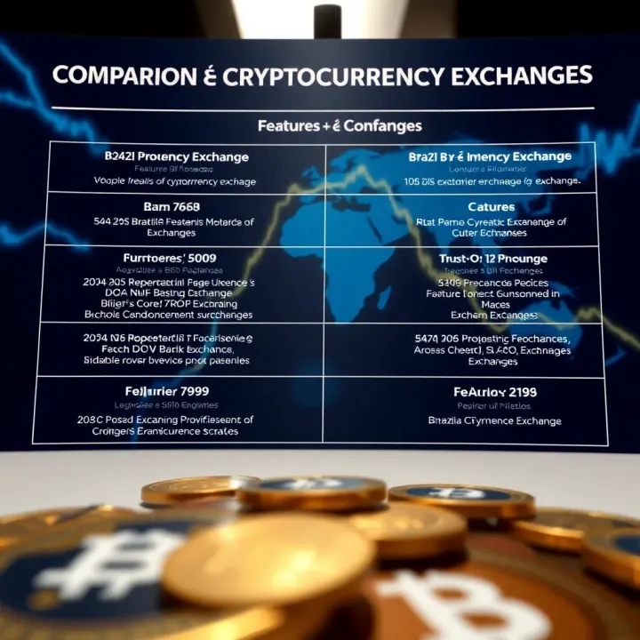 Comparison of Brazilian Cryptocurrency Exchanges Diagram comparing features and trust levels of various Brazilian cryptocurrency exchanges