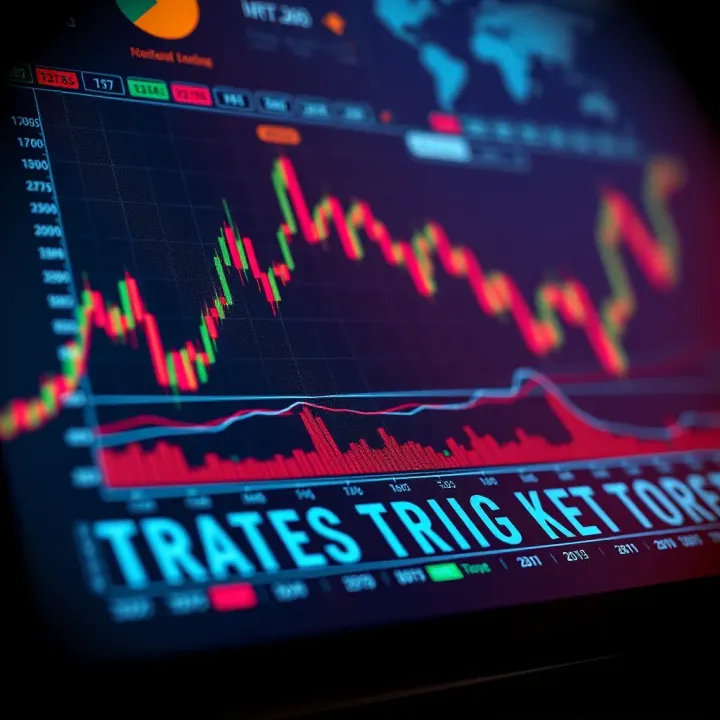 Graph illustrating market trends with strategic analysis elements