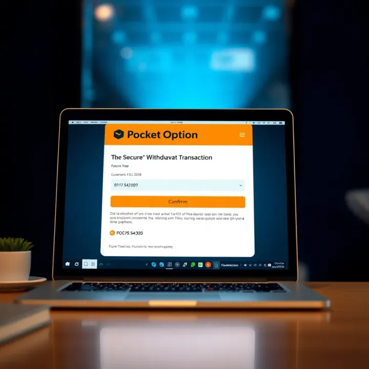 Confirmation of Secure Withdrawal Transaction on Pocket Option Secure online transaction confirmation on Pocket Option