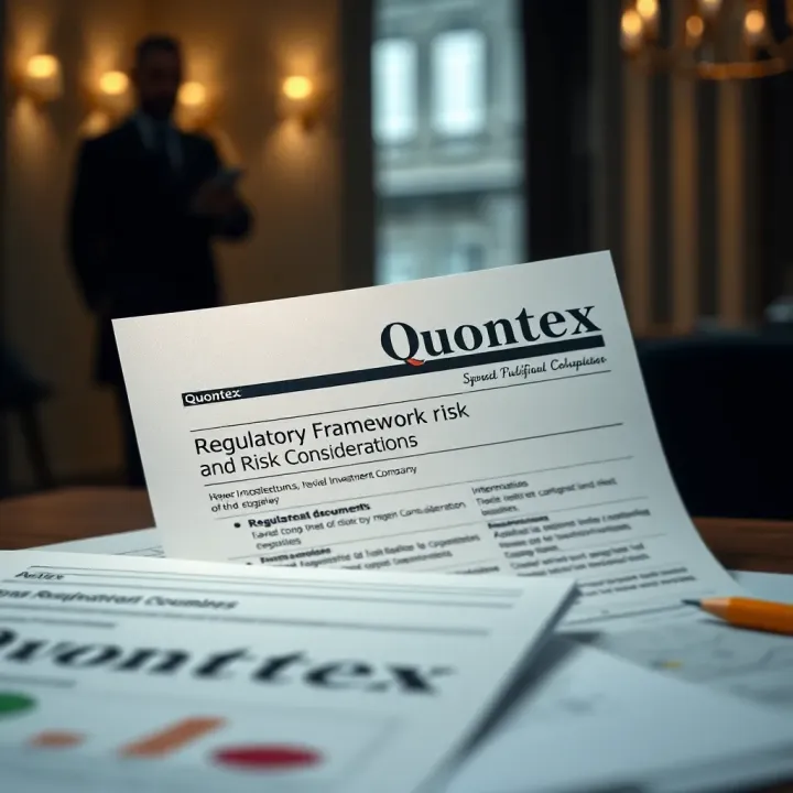 Regulatory Framework and Risk Considerations for Quontex Illustration of regulatory documents and risk assessment for investment companies