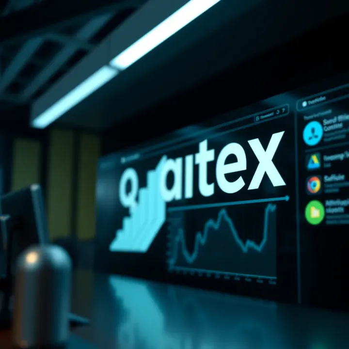 Quotex Affiliate Program Overview Illustration showing the connection between affiliate marketers and the Quotex platform