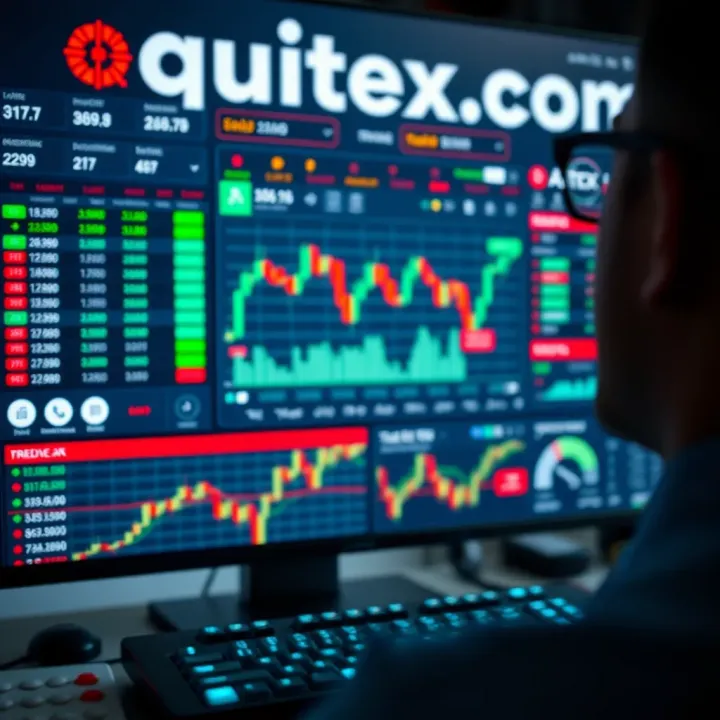Quotex.com Trading Platform Interface Overview Overview of Quotex.com trading platform interface displaying various market options and trading tools