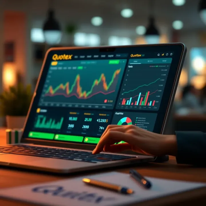 Key Features and Strategic Tools on Quotex Official Platform Illustration of key features and strategic tools available on a digital investment platform